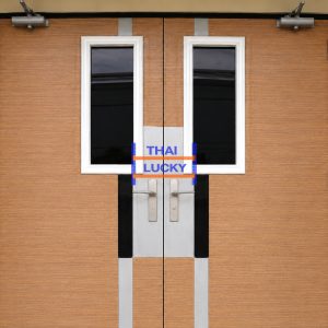 ประตูเหล็กบ้านบานคู่