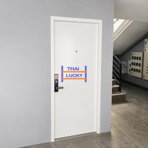 ประตูเหล็กบานเดี่ยว โครงการโรงแรม